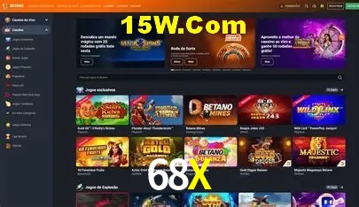 Interface moderna da plataforma 68X
