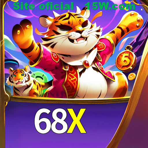 Imagem promocional da 68X mostrando a plataforma e suas vantagens